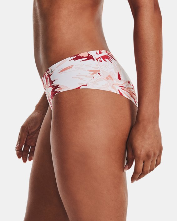 Women's UA Pure Stretch Hipster 3-Pack Printed, Pink, pdpMainDesktop image number 2